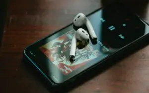 How far can airpods be away from phone