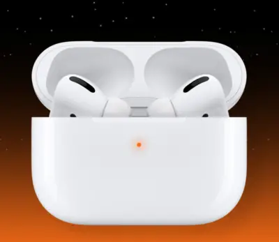 Why is my airpods blinking orange?